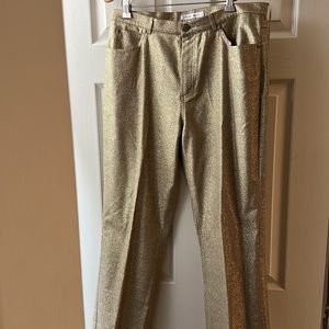 Nine West Gorgeous Gold Pants